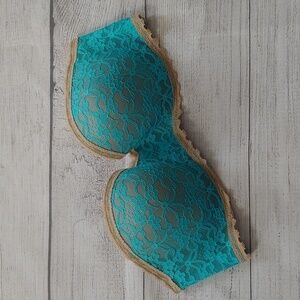 💎 AERIE LACE UNDERWIRE STRAPLESS BRA